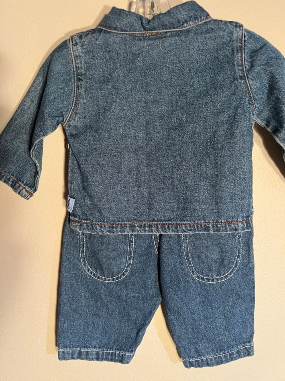 Vintage Charlie Rocket Kids Denim 2 piece set. - Blue Wash​